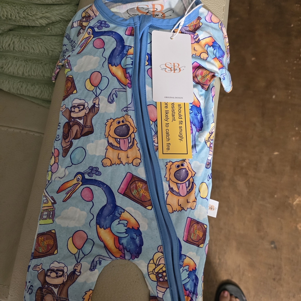 Colorful Baby Onesie with Fun Animal Print